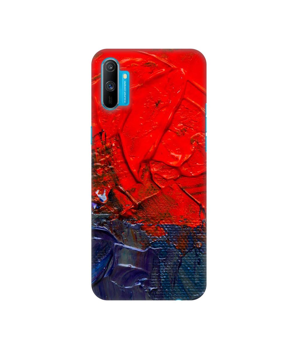 Amazon Brand - Solimo Designer Red Wax Color 3D Printed Hard Back Case Mobile Cover for Realme C3