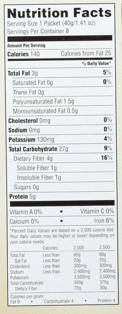 365 Everyday Value, Organic Instant Hot Cereal Multigrain with Flax, 1.41 oz, 8 ct
