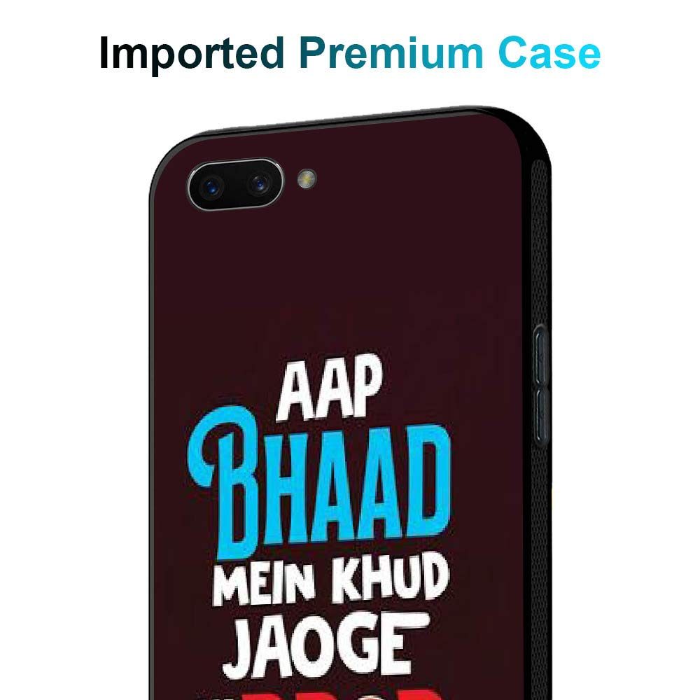 Amazon Brand - Solimo Designer Drop karke Aaye Printed Hard Back Case Mobile Cover for Oppo A3s (D1302)