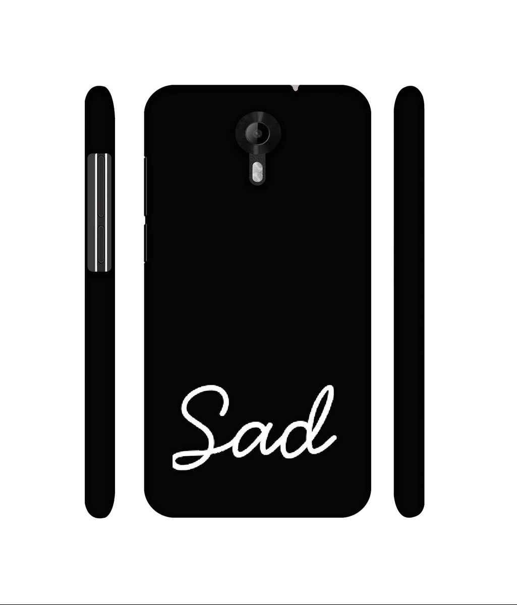 Amazon Brand - Solimo Designer Sad 3D Printed Hard Back Case Mobile Cover for Micromax Canvas Nitro 4G E455