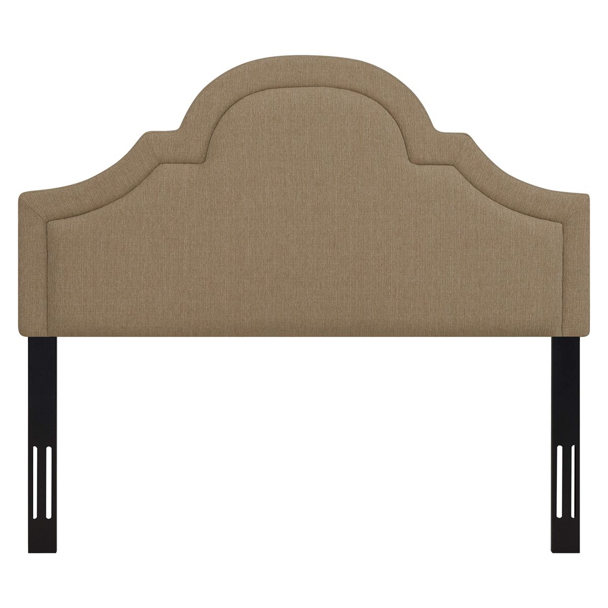 Amazon Brand – Ravenna Home Traditional Upholstered Headboard -Queen, 61.8 Inch, Flax Tan