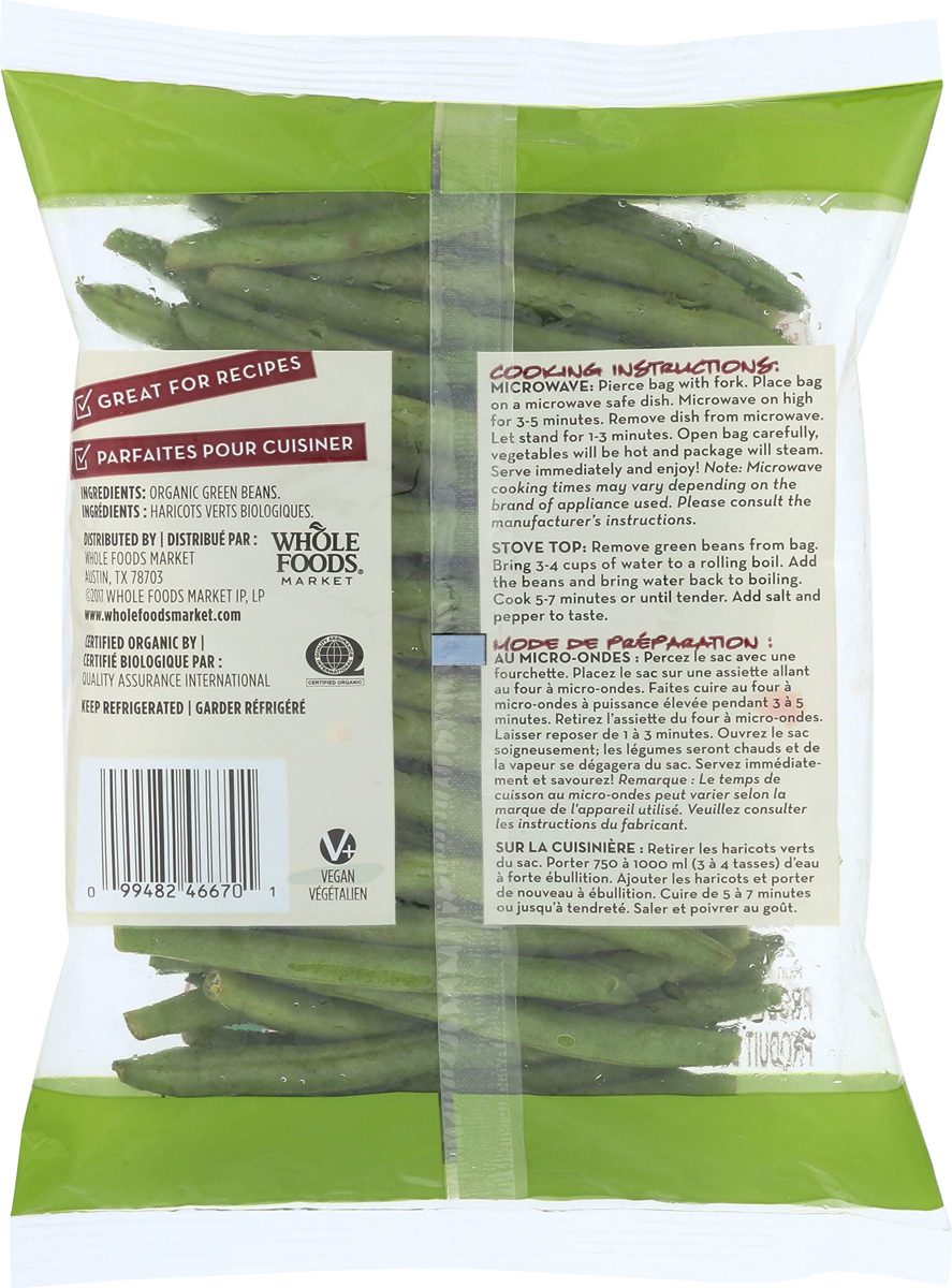 365 Everyday Value, Organic Trimmed Green Beans, 12 oz