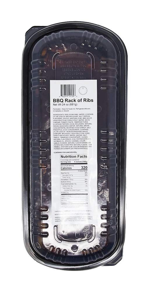 BBQ Ribs (Full Rack), 24oz
