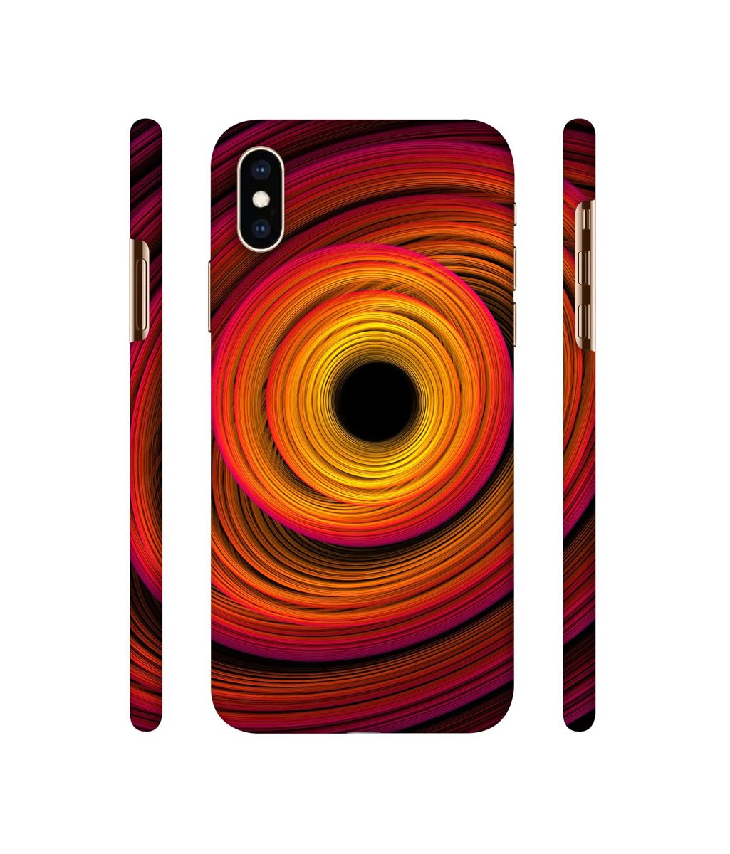 Amazon Brand - Solimo Designer Circle Patternn 3D Printed Hard Back Case Mobile Cover for Apple iPhone Xs Max