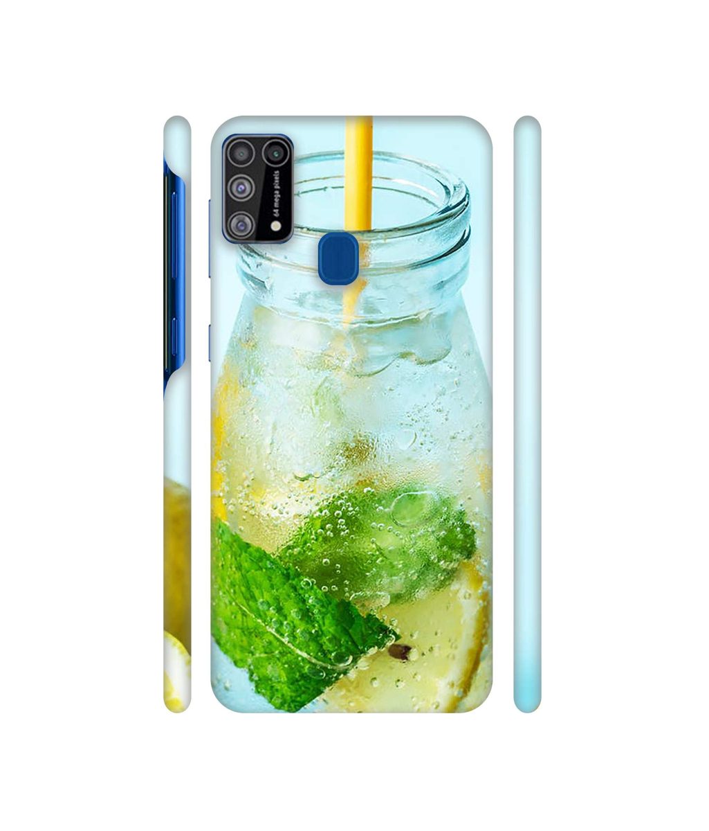 Amazon Brand - Solimo Designer Lemon Juice 3D Printed Hard Back Case Mobile Cover for Samsung Galaxy M31