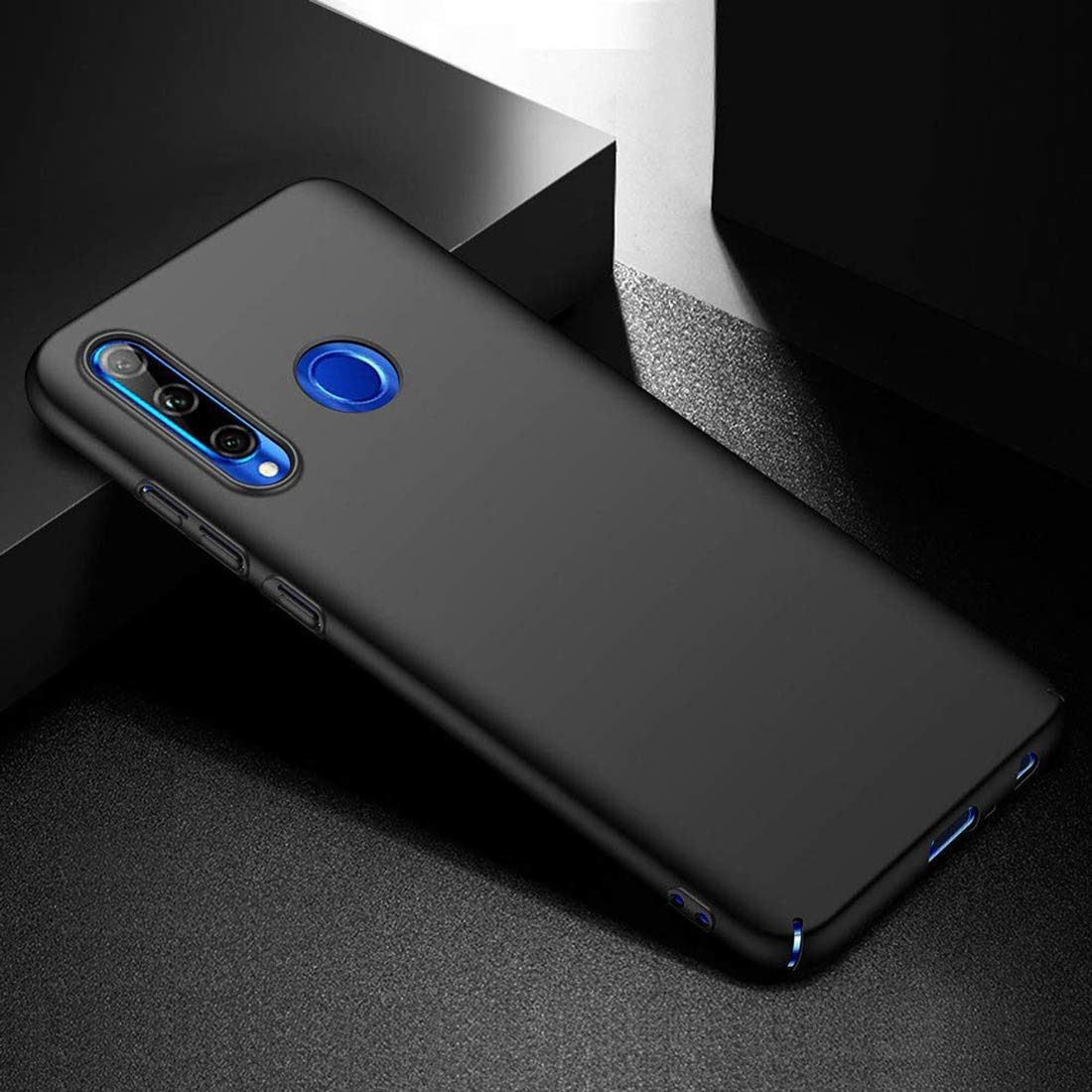 Amazon Brand - Solimo Mobile Cover (Hard Back & Slim) for Vivo U10 (Black)