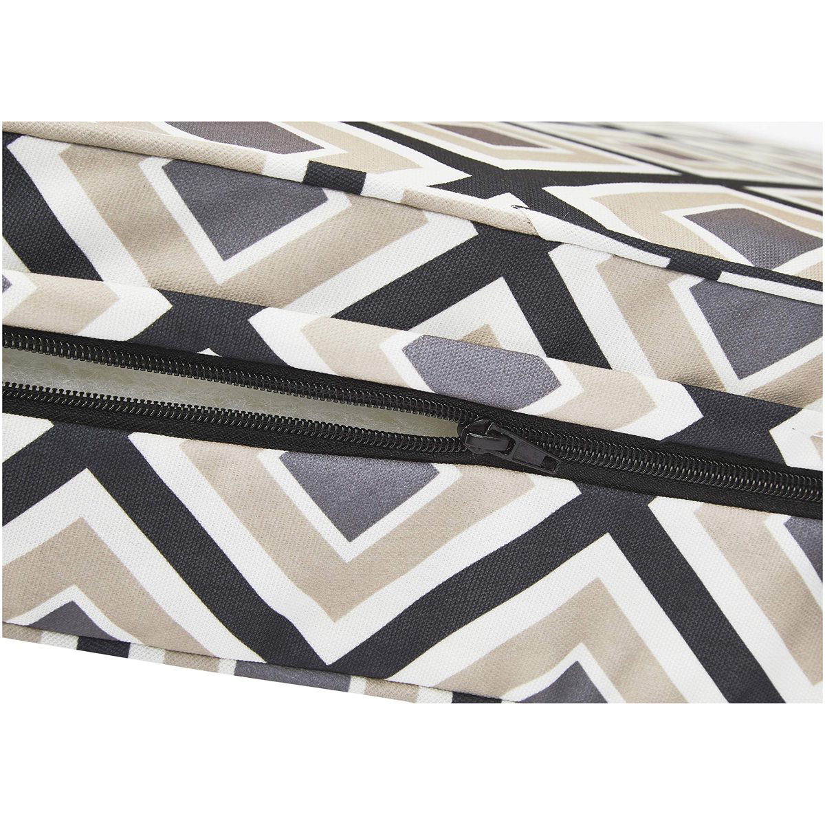 Amazon Basics Deep Seat Patio Seat and Back Cushion Set - Black Geometric