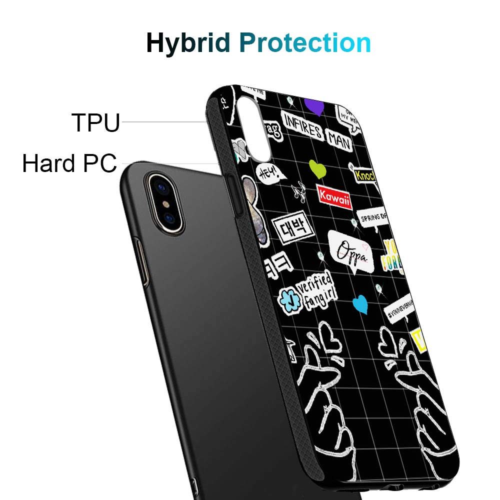 Amazon Brand - Solimo Designer Hearts Printed Hard Back Case Mobile Cover for Apple iPhone Xs Max (D1257)