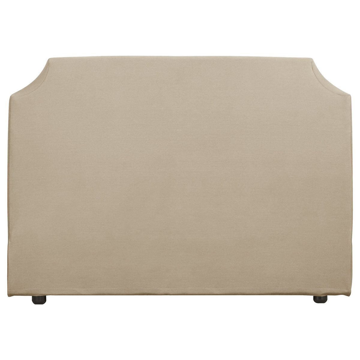Amazon Brand – Stone & Beam Bridgewater Scalloped King Headboard, 88"W, Spinnsol Cocoa