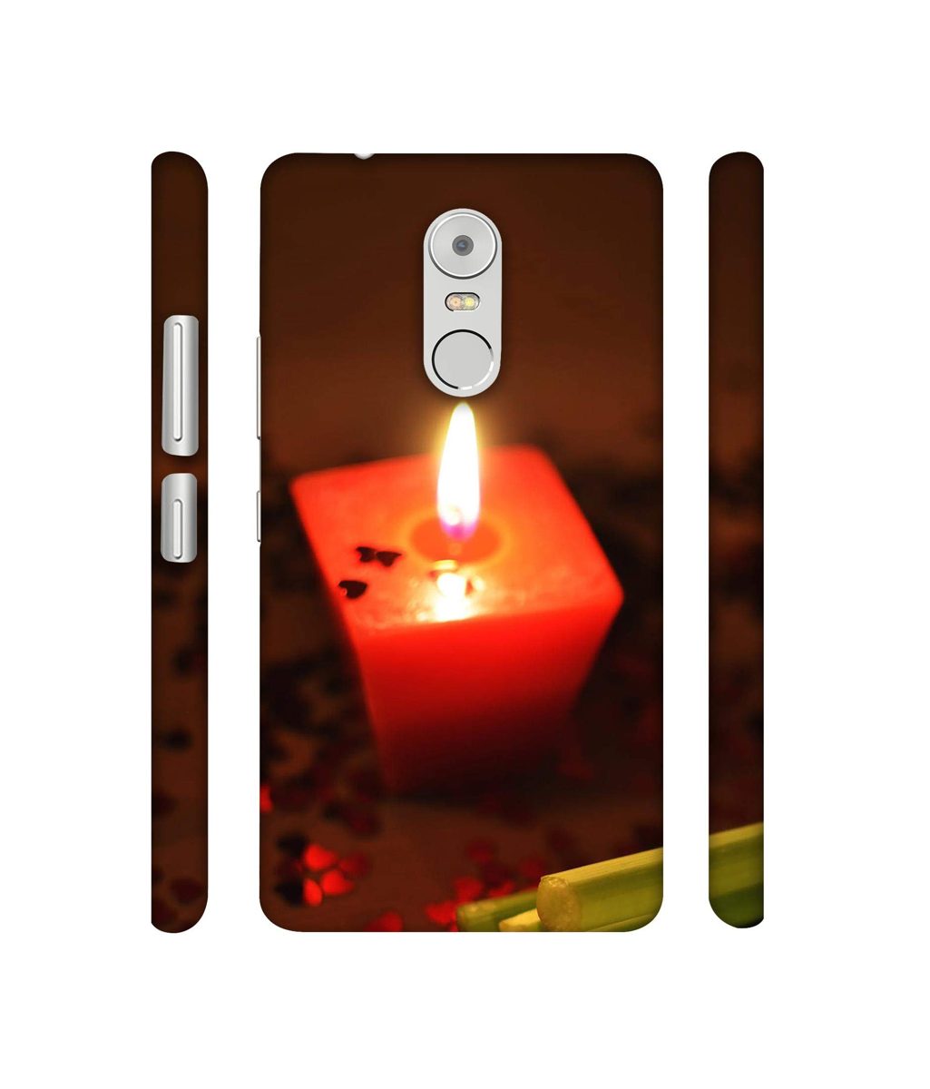 Amazon Brand - Solimo Designer Candle Light 3D Printed Hard Back Case Mobile Cover for Lenovo K6 Note