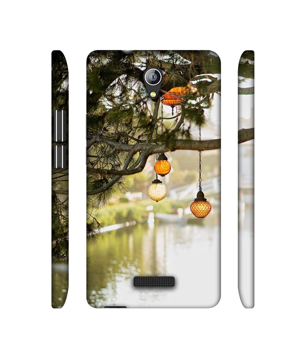 Amazon Brand - Solimo Designer Hanging Lights 3D Printed Hard Back Case Mobile Cover for Micromax Canvas Pace 4G Q416