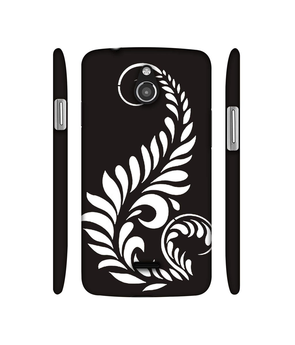Amazon Brand - Solimo Designer Simple White Rangoli 3D Printed Hard Back Case Mobile Cover for InFocus M2