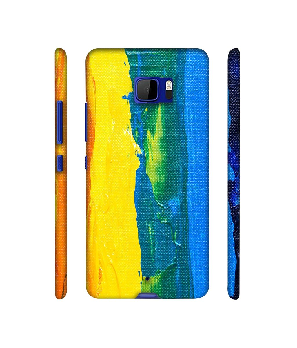 Amazon Brand - Solimo Designer Multicolor Line Color On Canvas 3D Printed Hard Back Case Mobile Cover for HTC U Ultra