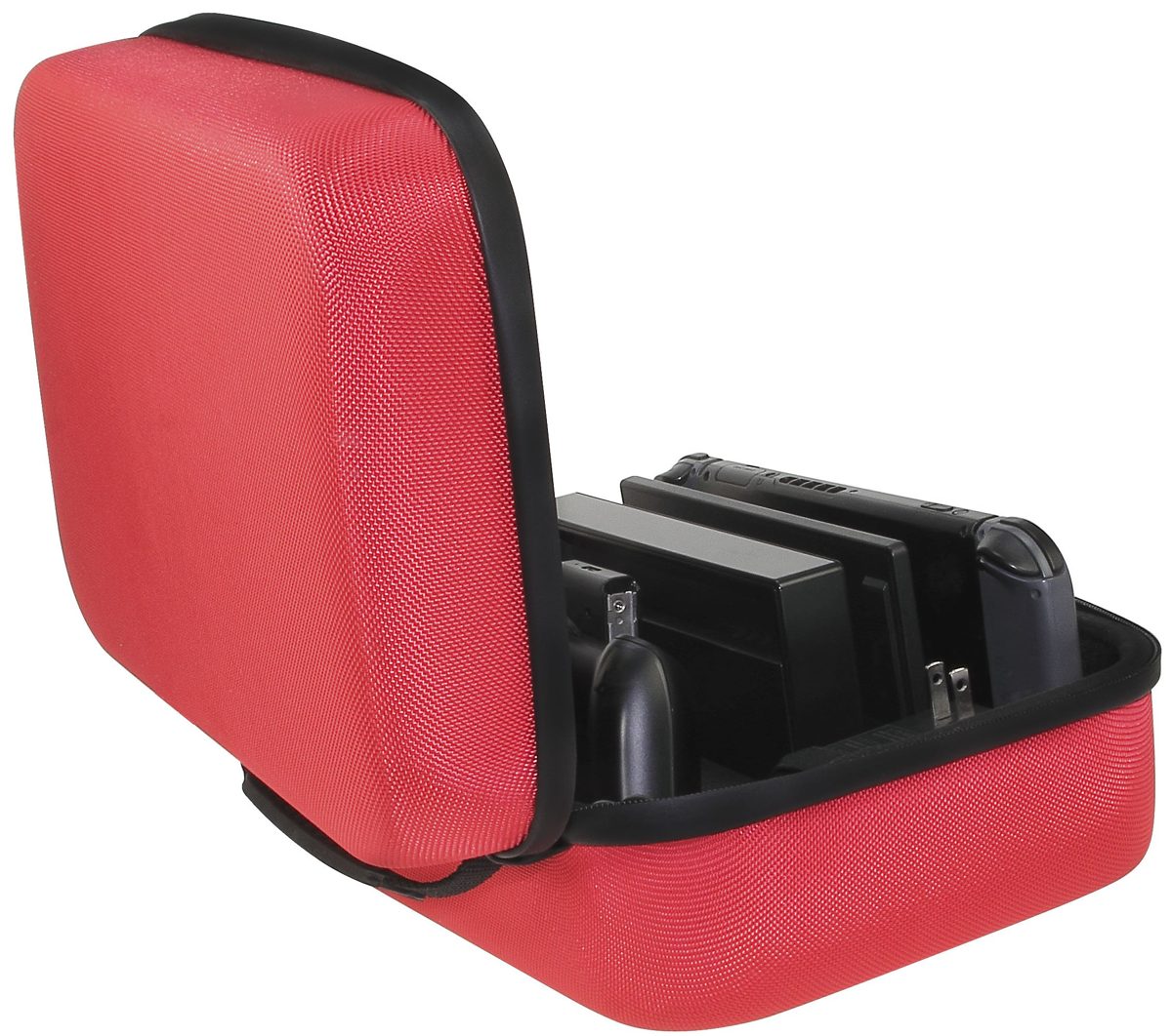 AmazonBasics Travel and Storage Case for Nintendo Switch - Red