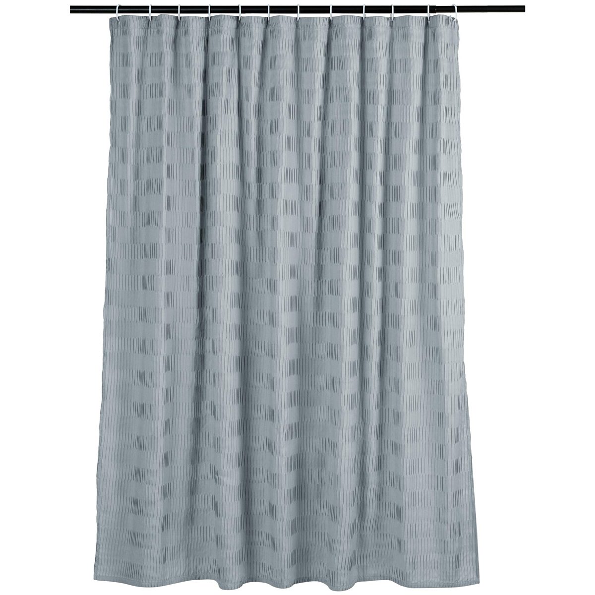 AmazonBasics Pleated Shower Curtain