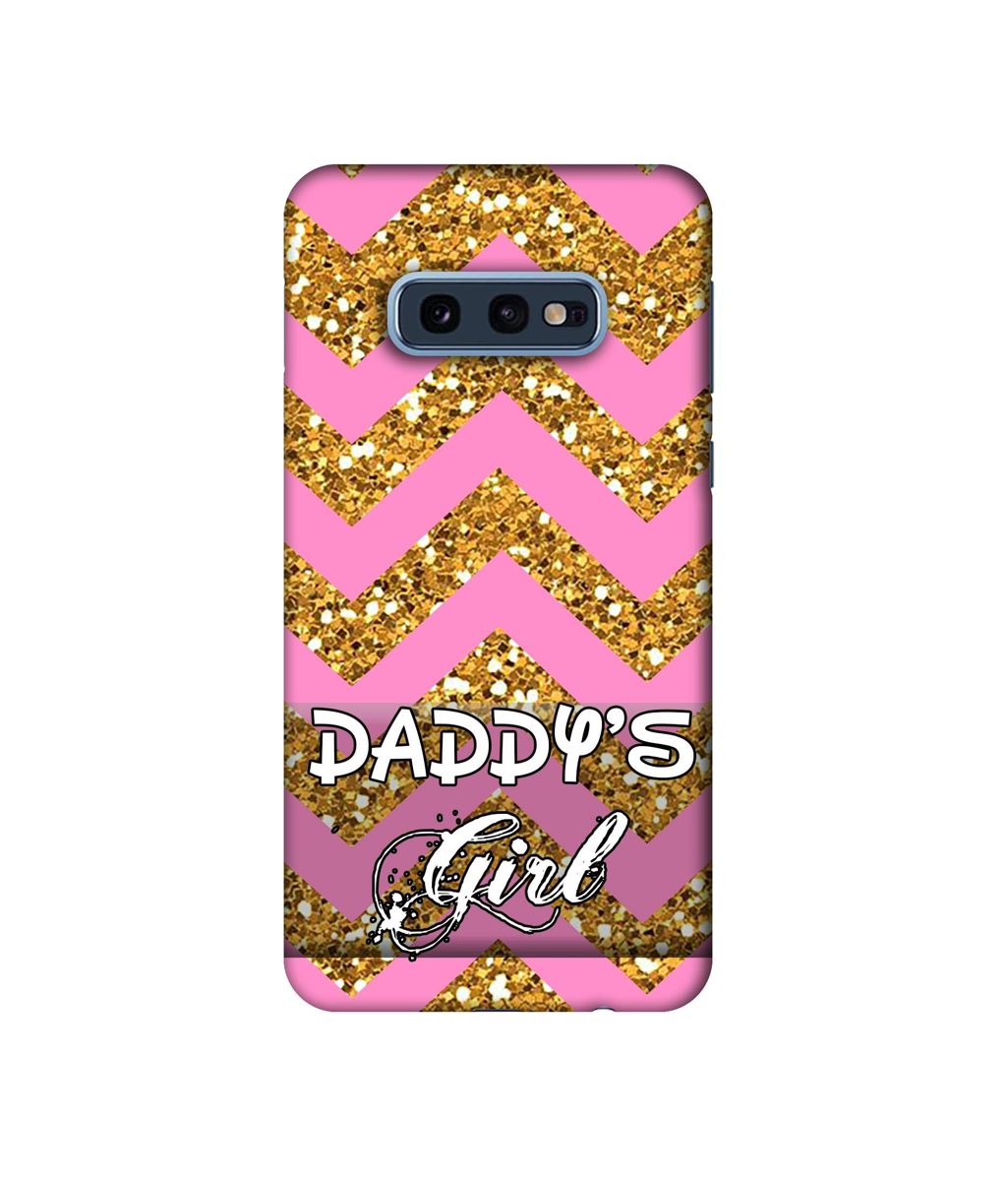 Amazon Brand - Solimo Designer Daddy's Girl 3D Printed Hard Back Case Mobile Cover for Samsung Galaxy S10e