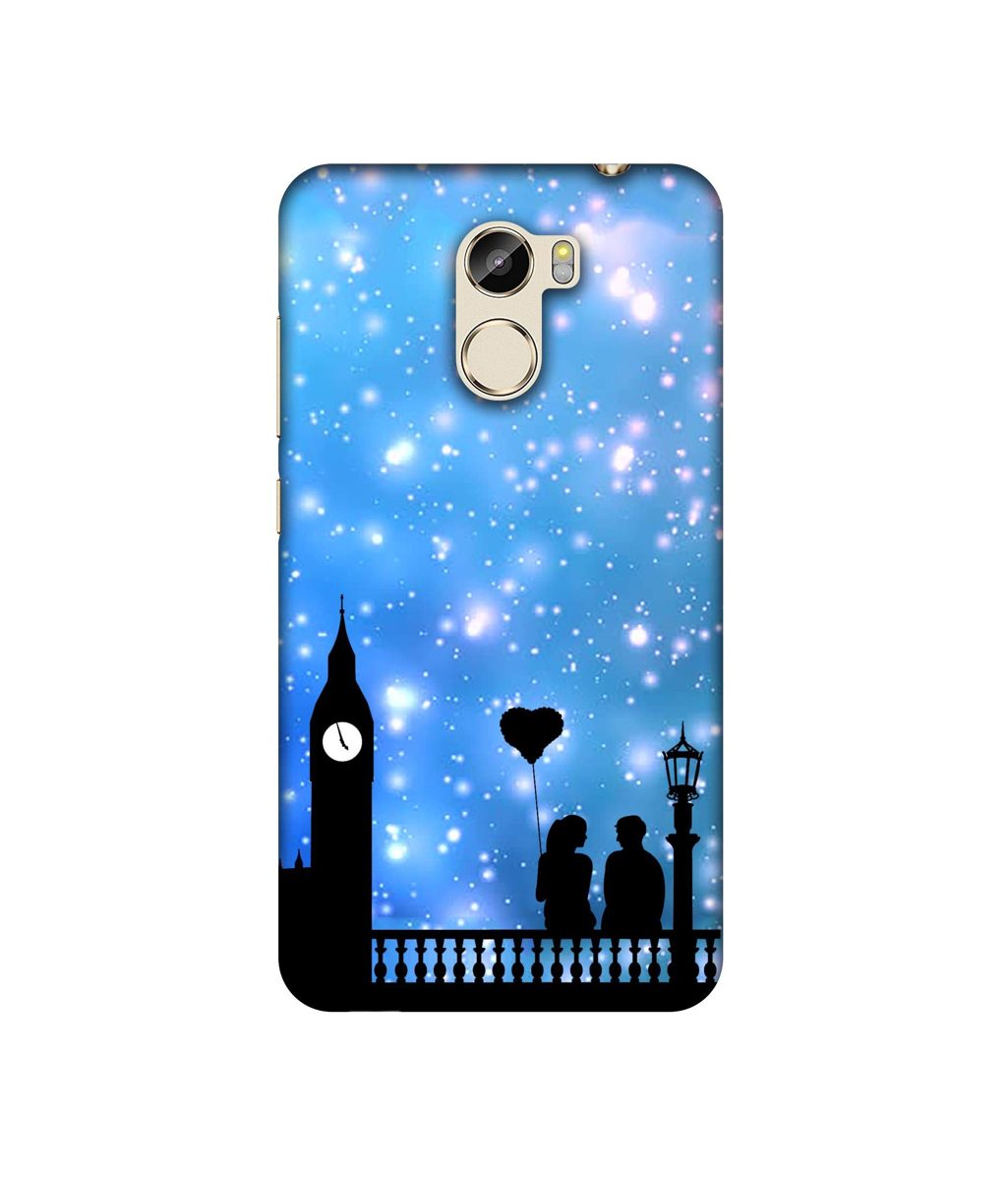 Amazon Brand - Solimo Designer Love Couple Vector 3D Printed Hard Back Case Mobile Cover for Gionee X1
