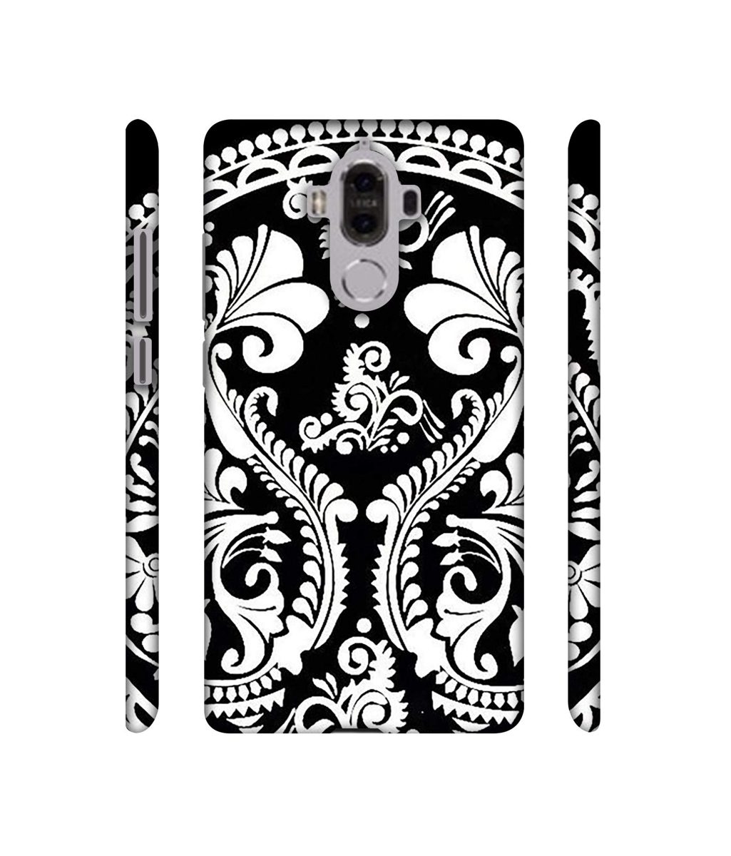Amazon Brand - Solimo Designer Round White Rangoli 3D Printed Hard Back Case Mobile Cover for Huawei Mate 9