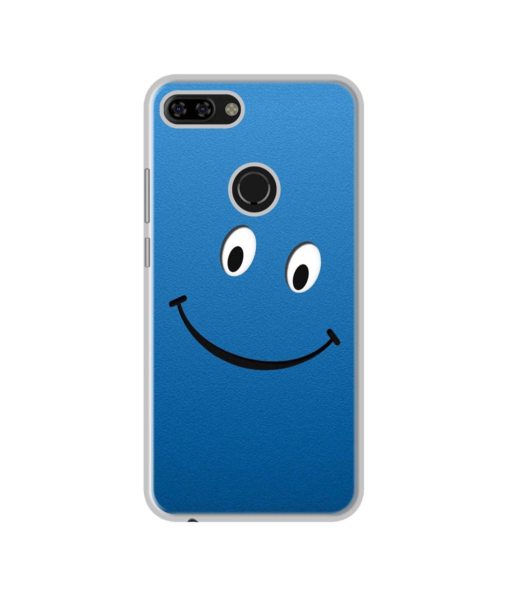 Amazon Brand - Solimo Designer Happy UV Printed Soft Back Case Mobile Cover for Tecno Camon i Twin