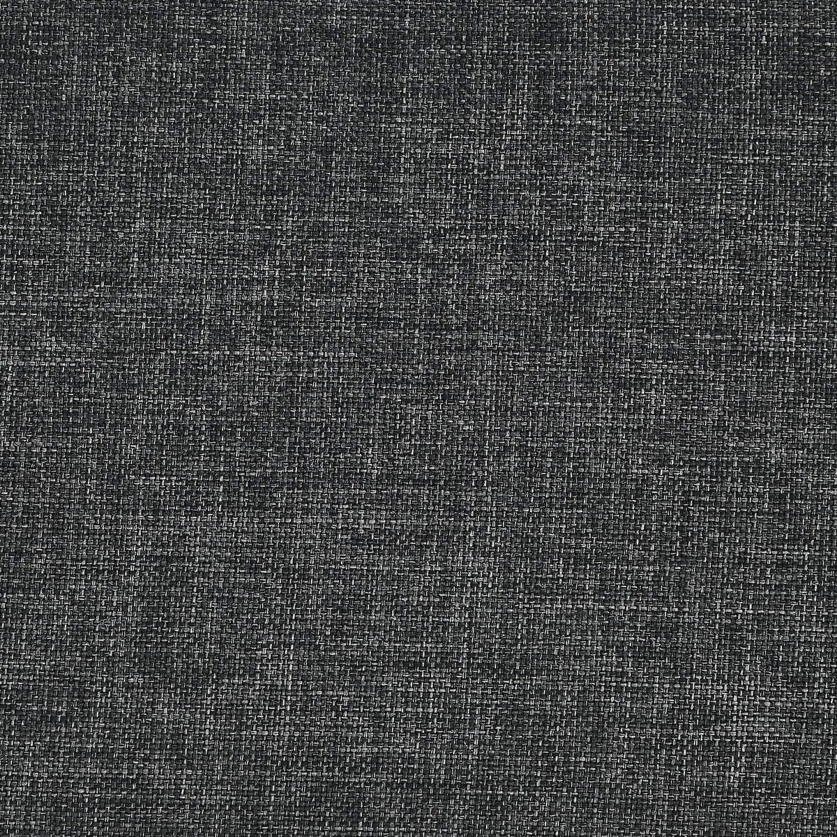 AmazonBasics Faux-Linen Upholstered Square Stitched Platform Bed - Mattress Foundation - Easy Assembly - Strong Wood Slat Support-Dark Grey, Queen
