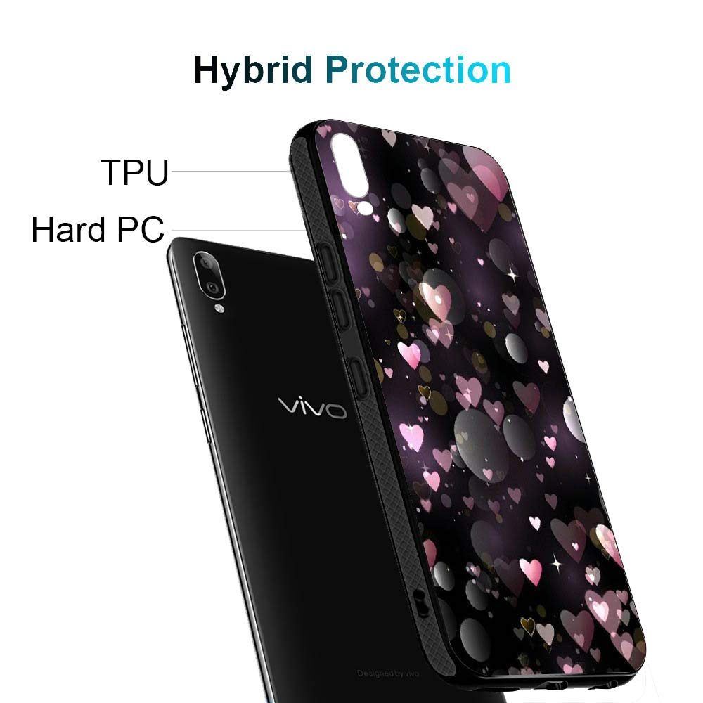 Amazon Brand - Solimo Designer Hearts Printed Hard Back Case Mobile Cover forVivo V11 Pro (D1223)