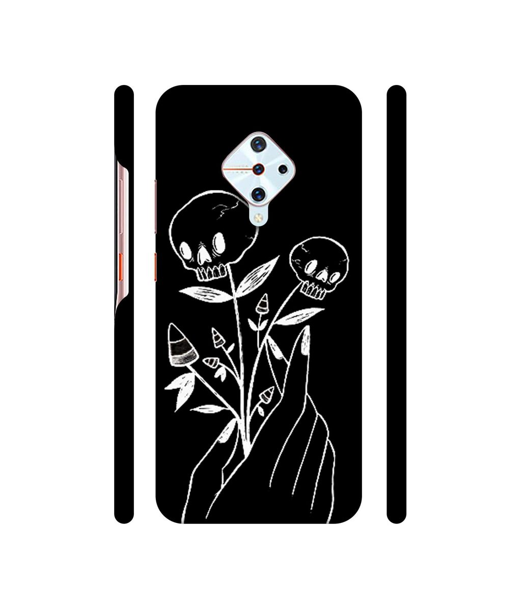Amazon Brand - Solimo Designer Skull Flower 3D Printed Hard Back Case Mobile Cover for Vivo S1 Pro