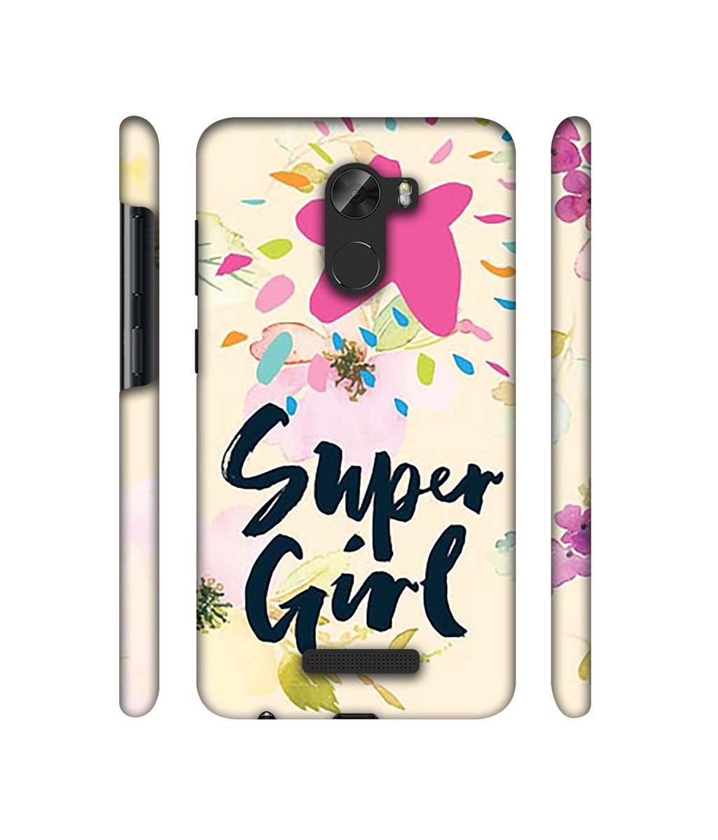 Amazon Brand - Solimo Designer Super Girl 3D Printed Hard Back Case Mobile Cover for Gionee A1 Lite