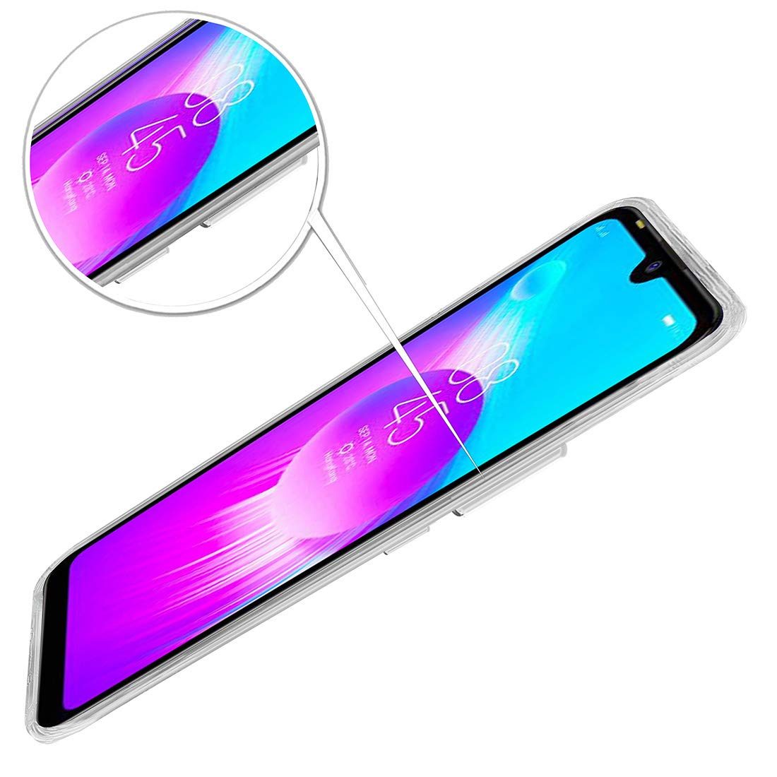 Amazon Brand - Solimo Mobile Cover for Tecno Spark 4 Air (Soft & Flexible Back Case), Transparent