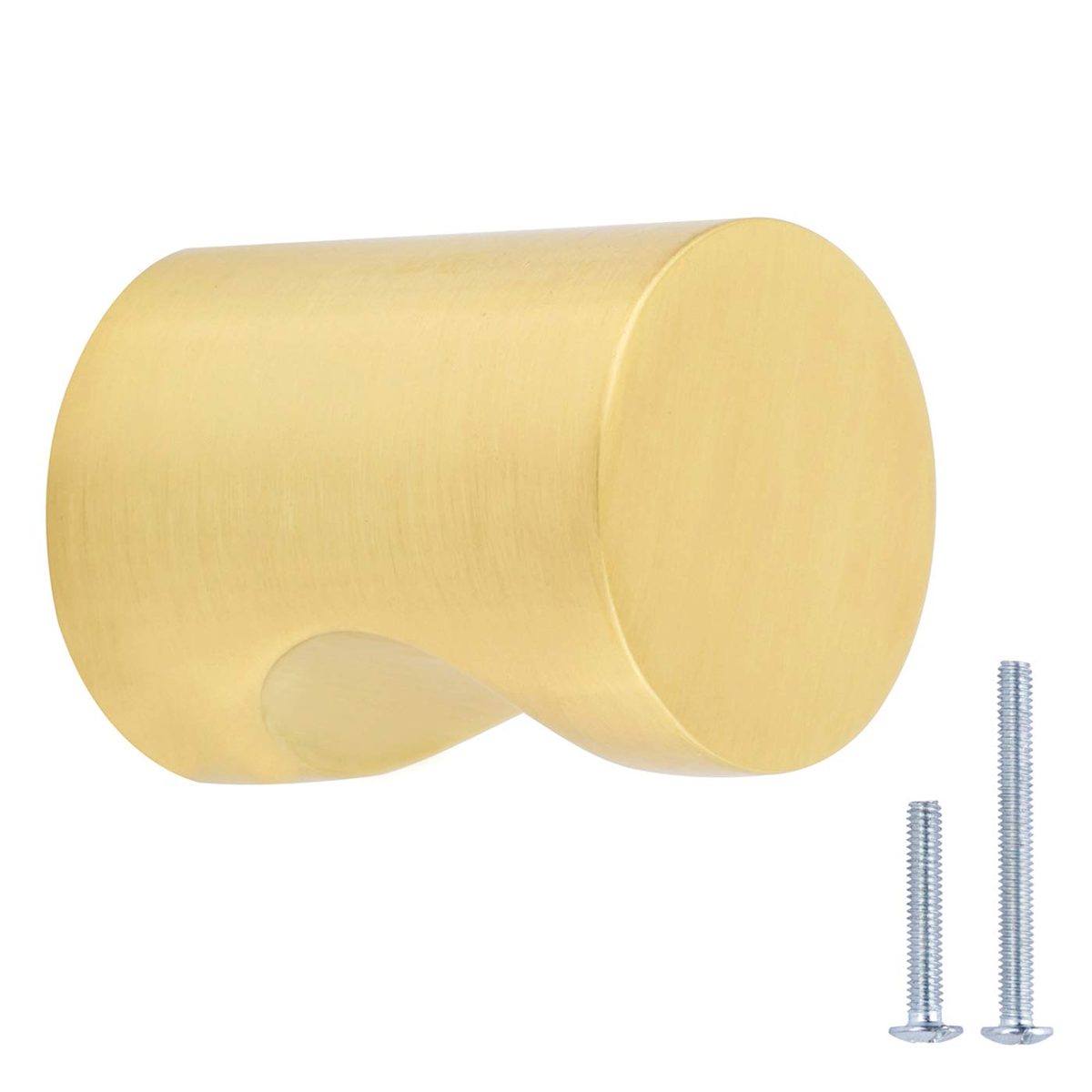 AmazonBasics Whistle Cabinet Knob, 0.75 Inch Diameter, AB800-BB-10