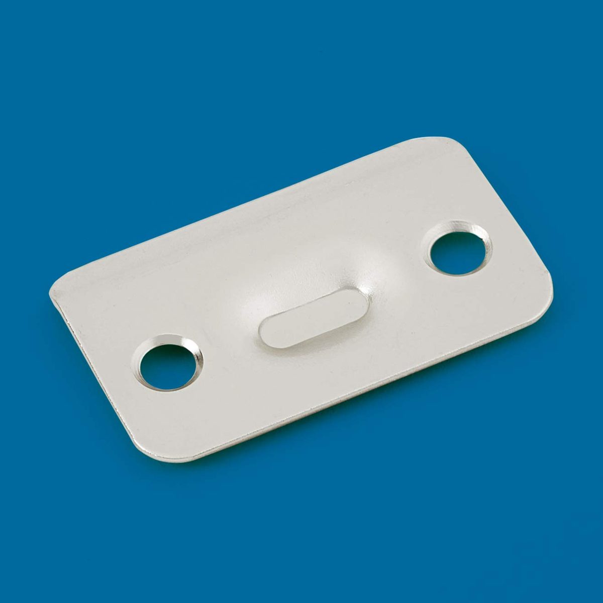 AmazonCommercial Ball Catch Door Hardware, Satin Nickel Finish, 4-Pack