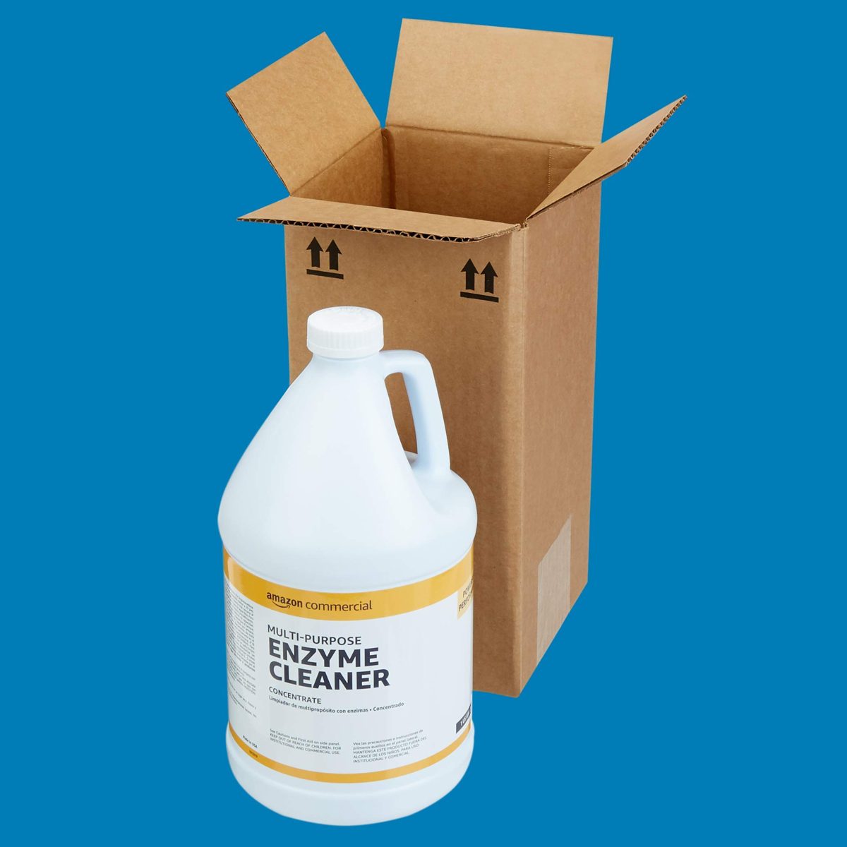 AmazonCommercial Multi-Purpose Enzyme Cleaner, 1-Gallon, 2-Pack (Renewed)