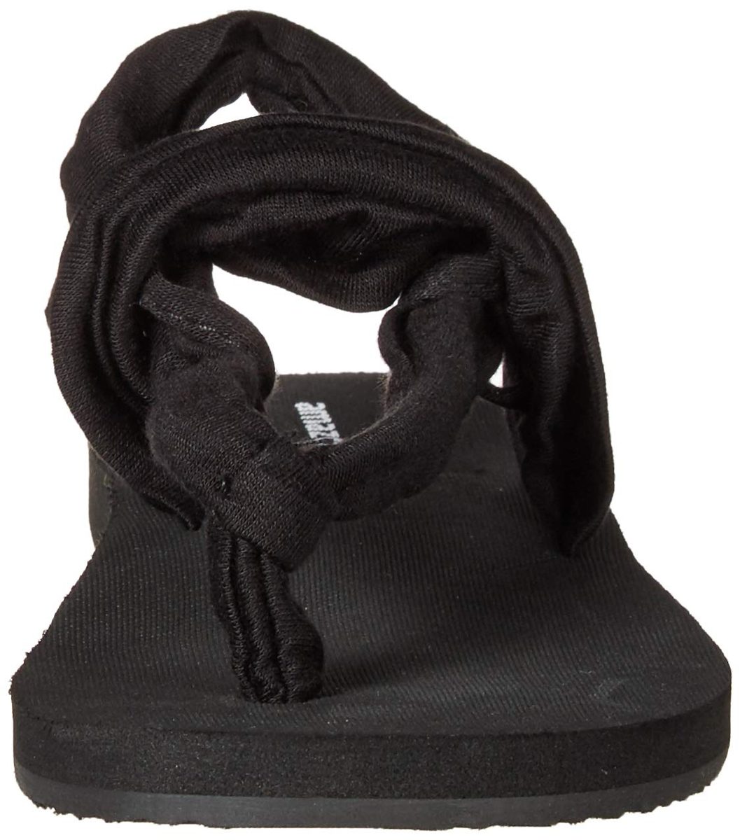 Amazon Essentials Women's Delia Sandal, Black, 11 Medium US