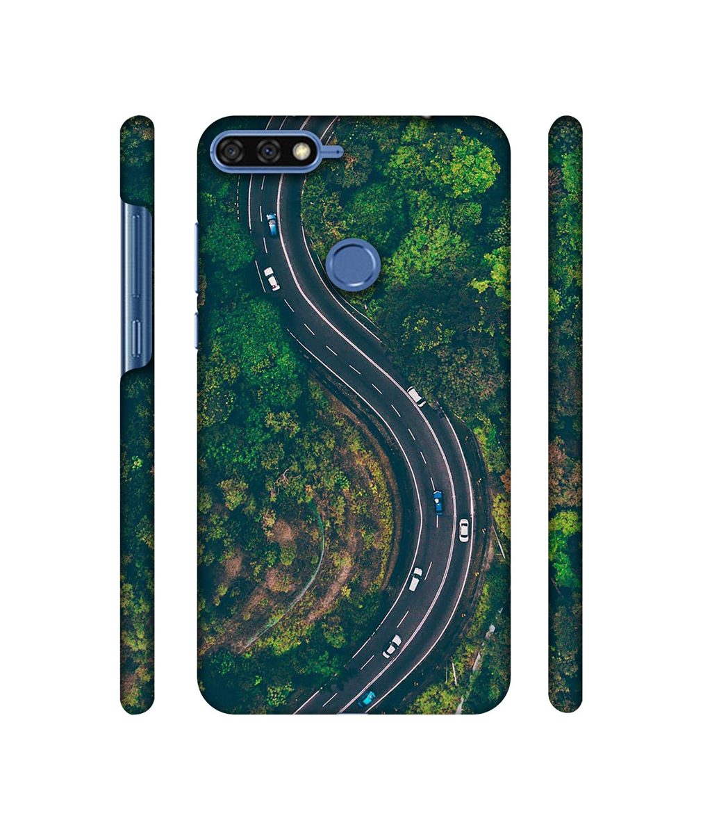 Amazon Brand - Solimo Designer Racing Track 3D Printed Hard Back Case Mobile Cover for Huawei Honor 7A