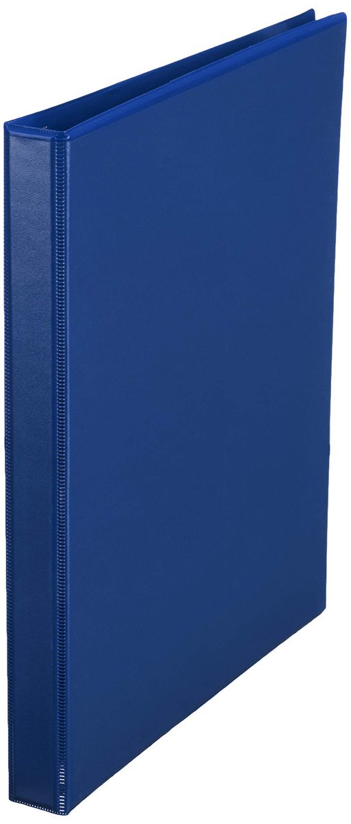 AmazonBasics 1/2" Round Ring Binder, Blue, View, 12-Pack (Renewed)