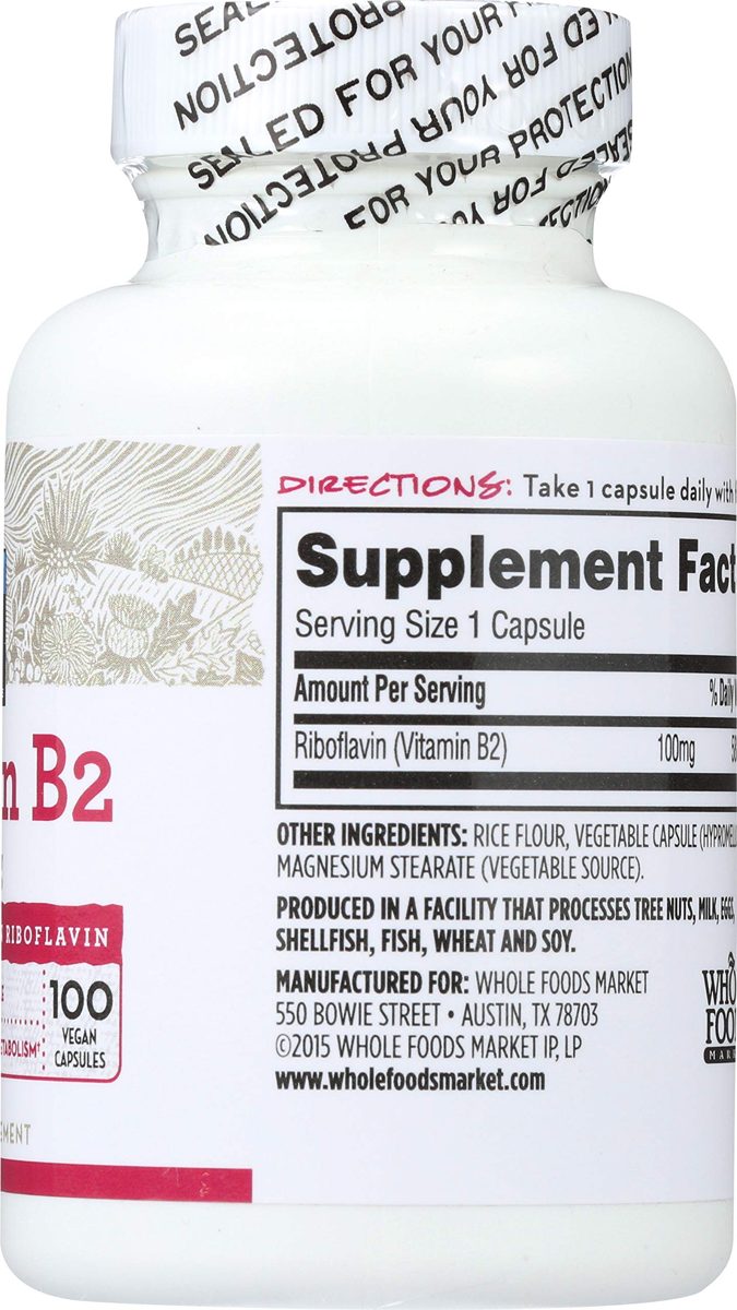 365 Everyday Value, Vitamin B2 100mg, 100 ct