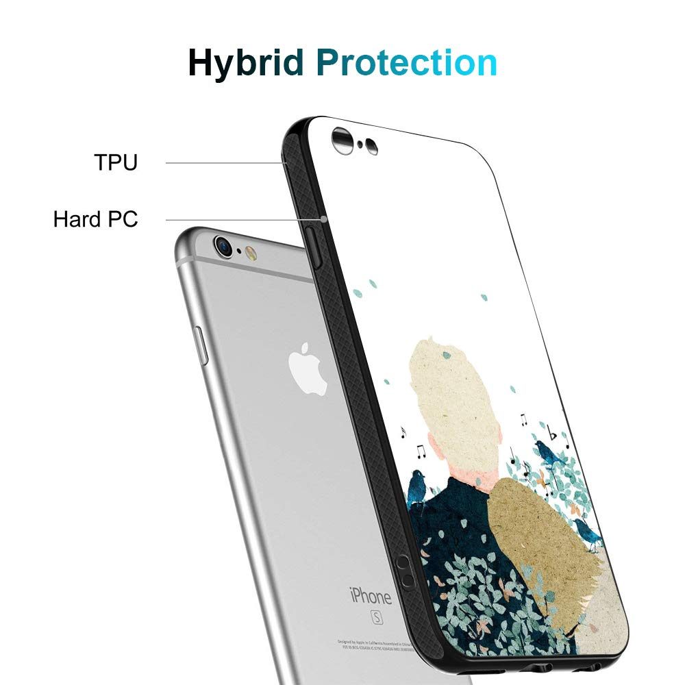 Amazon Brand - Solimo Designer Love Bird Printed Hard Back Case Mobile Cover for Apple iPhone 6S / 6 (D169)