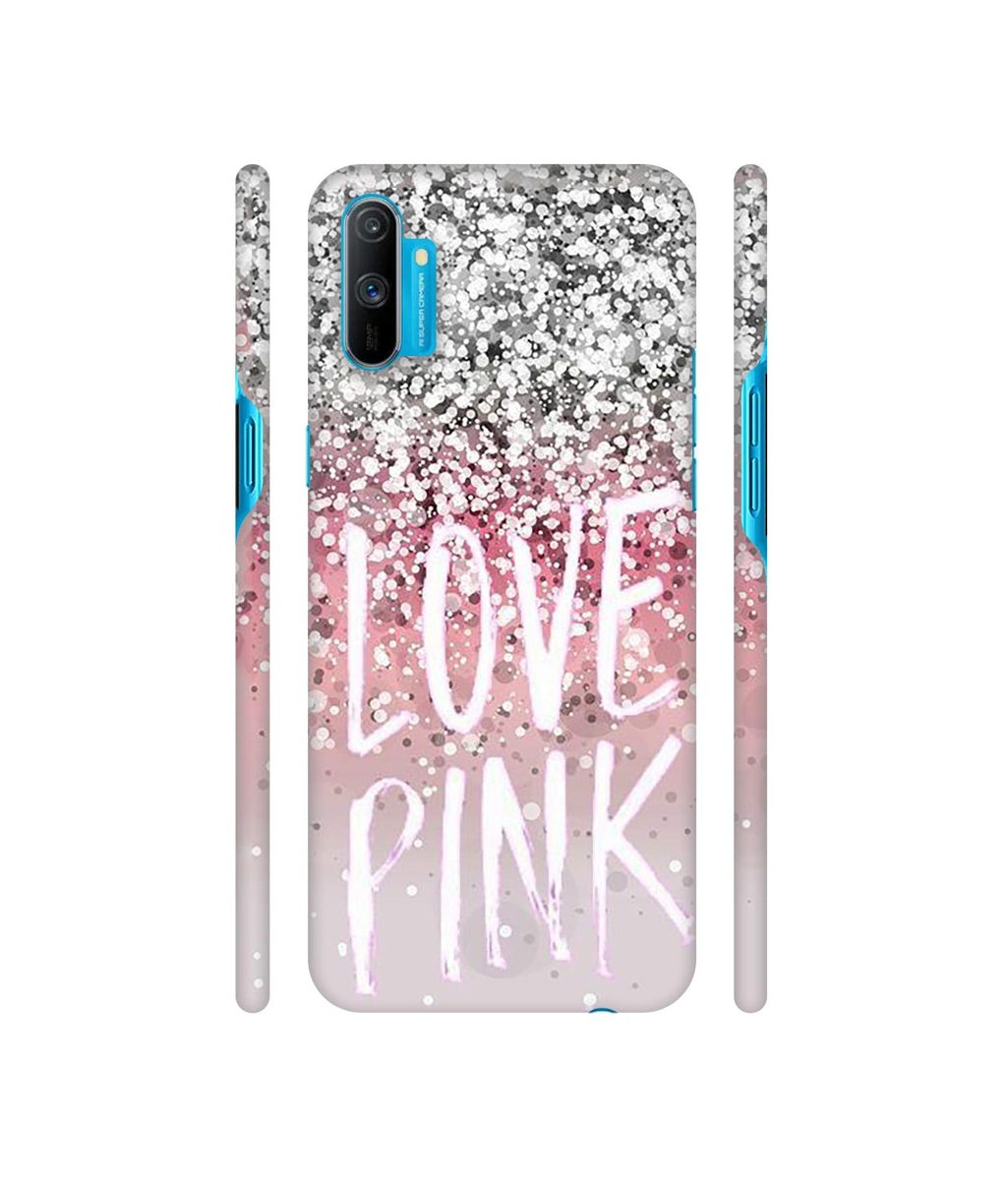 Amazon Brand - Solimo Designer Love Pink 3D Printed Hard Back Case Mobile Cover for Realme C3
