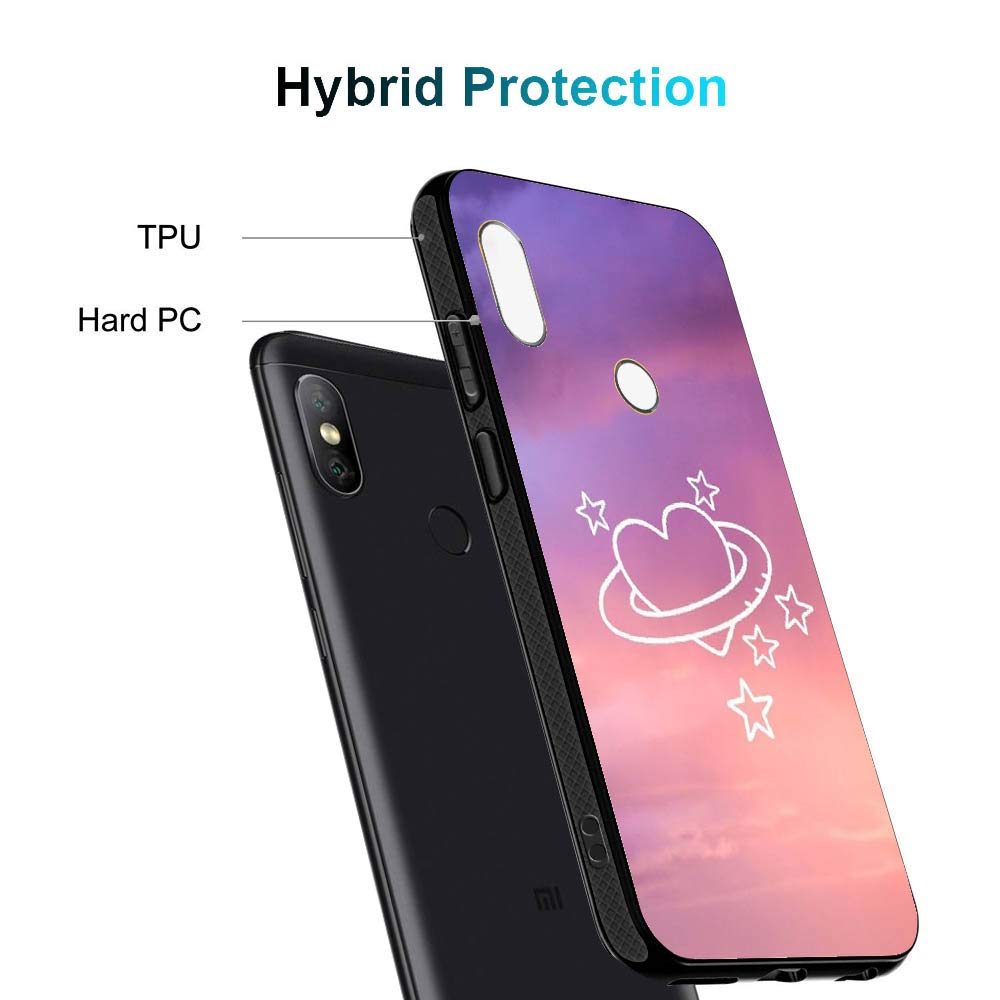 Amazon Brand - Solimo Designer Hearts Printed Hard Back Case Mobile Cover for Xiaomi Redmi Note 6 pro (D1281)