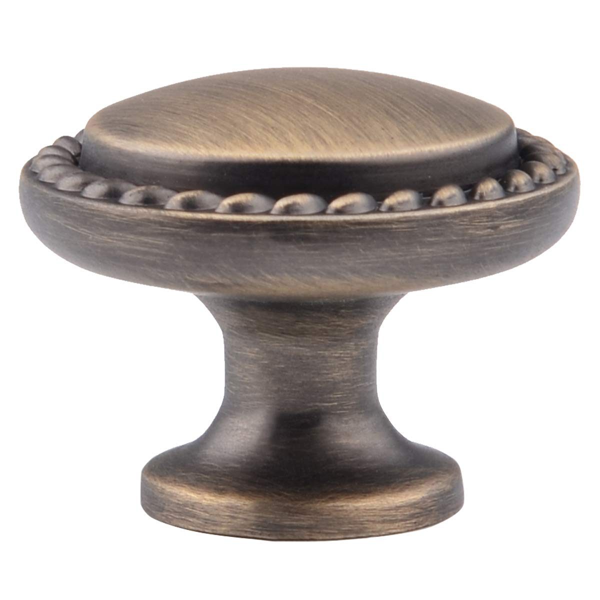 AmazonBasics Round Braided Cabinet Knob, AB900-AB-25