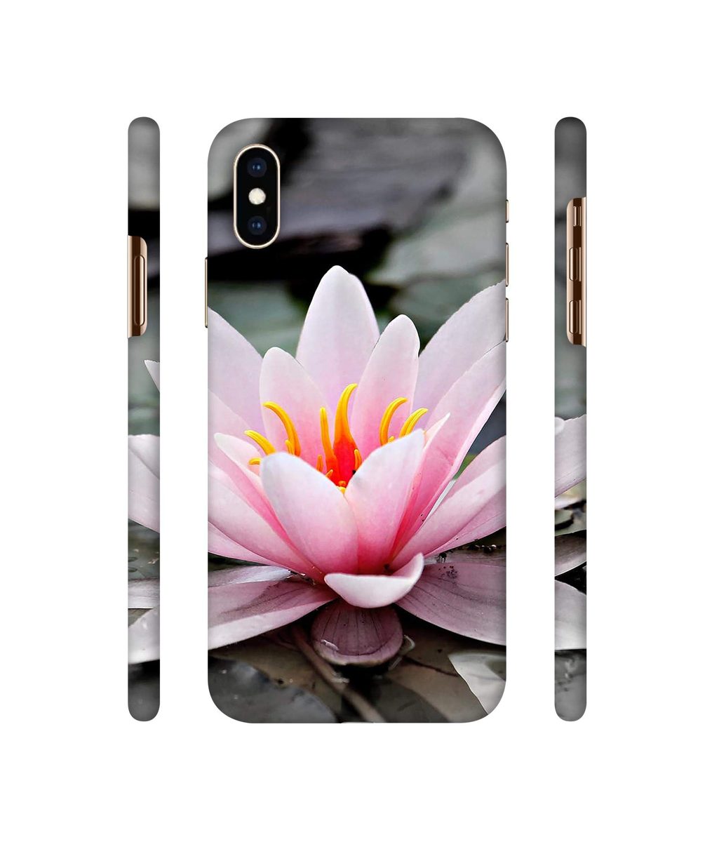 Amazon Brand - Solimo Designer Lotus 3D Printed Hard Back Case Mobile Cover for Apple iPhone Xs Max