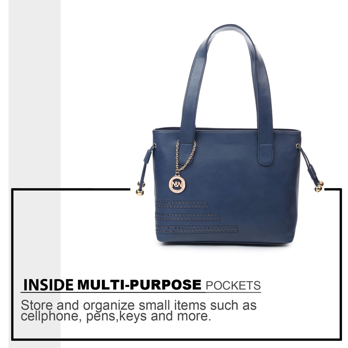 Nia & Nicole Women's Handbag (Navy Blue)