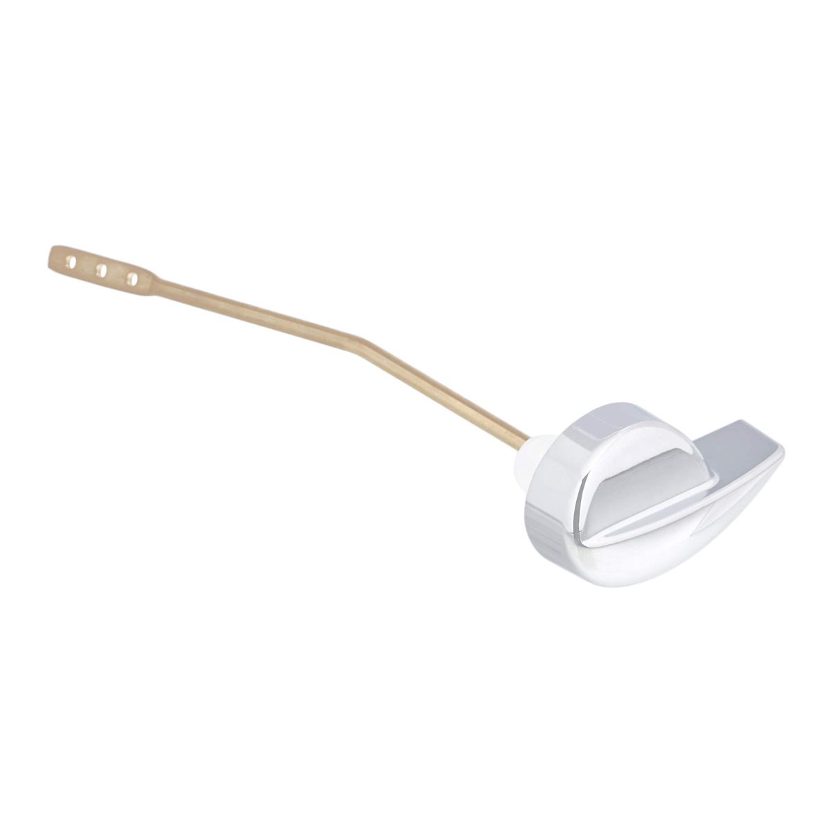 AmazonBasics Modern Universal Brass Toilet Lever, Chrome, 1-Pack