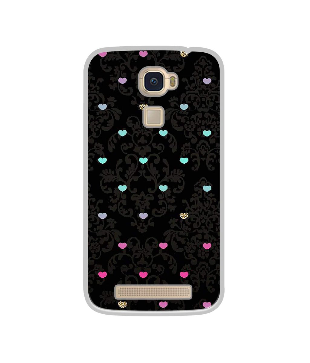 Amazon Brand - Solimo Designer Heart Texture UV Printed Soft Back Case Mobile Cover for Lyf Water 9
