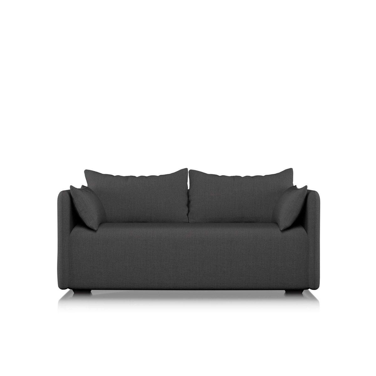 Amazon Brand - Solimo Sofie Fabric 3 seater Sofa (Grey)
