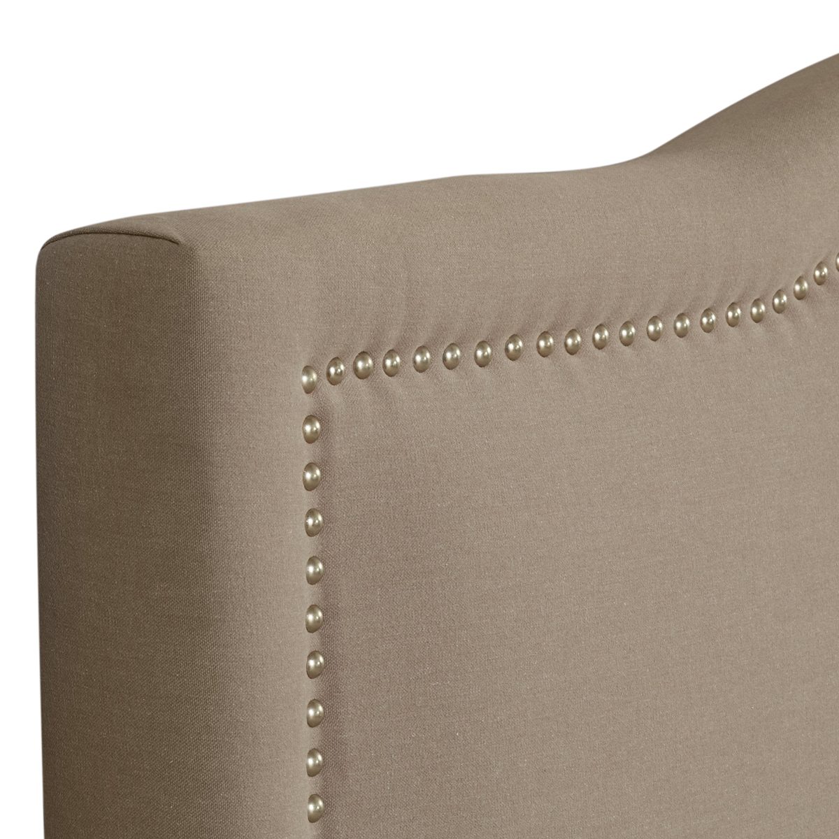 Amazon Brand – Stone & Beam Bridgewater Curved Queen Headboard, 82"W, Fresh Dune
