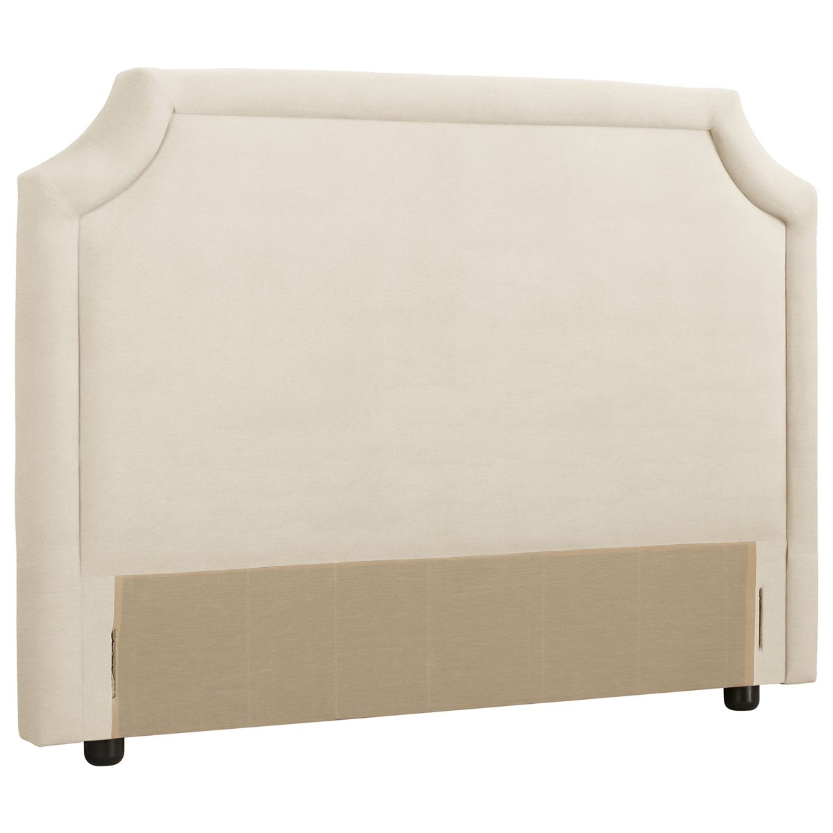 Amazon Brand – Stone & Beam Bridgewater Scalloped King Headboard, 88"W, Classic Cream