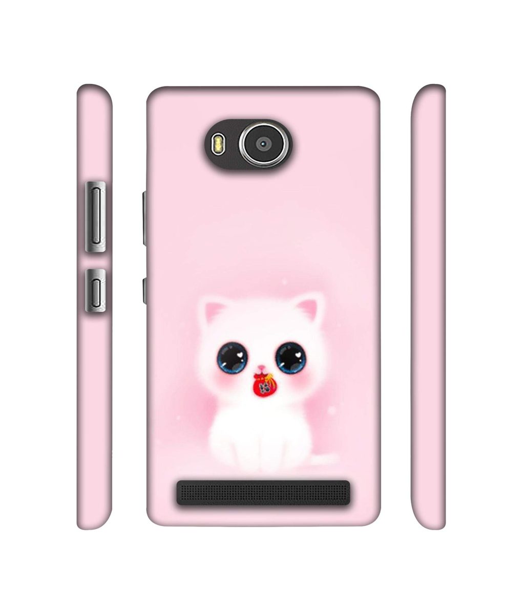 Amazon Brand - Solimo Designer Kitty 3D Printed Hard Back Case Mobile Cover for Lenovo A7700