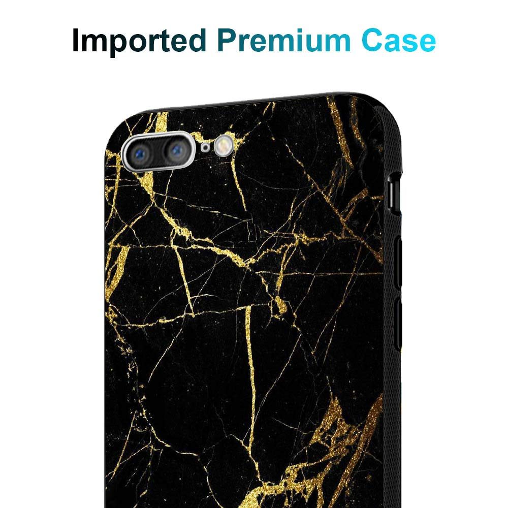 Amazon Brand - Solimo Designer Marble Printed Hard Back Case Mobile Cover for Apple iPhone 8 Plus / 7 Plus (D1166)