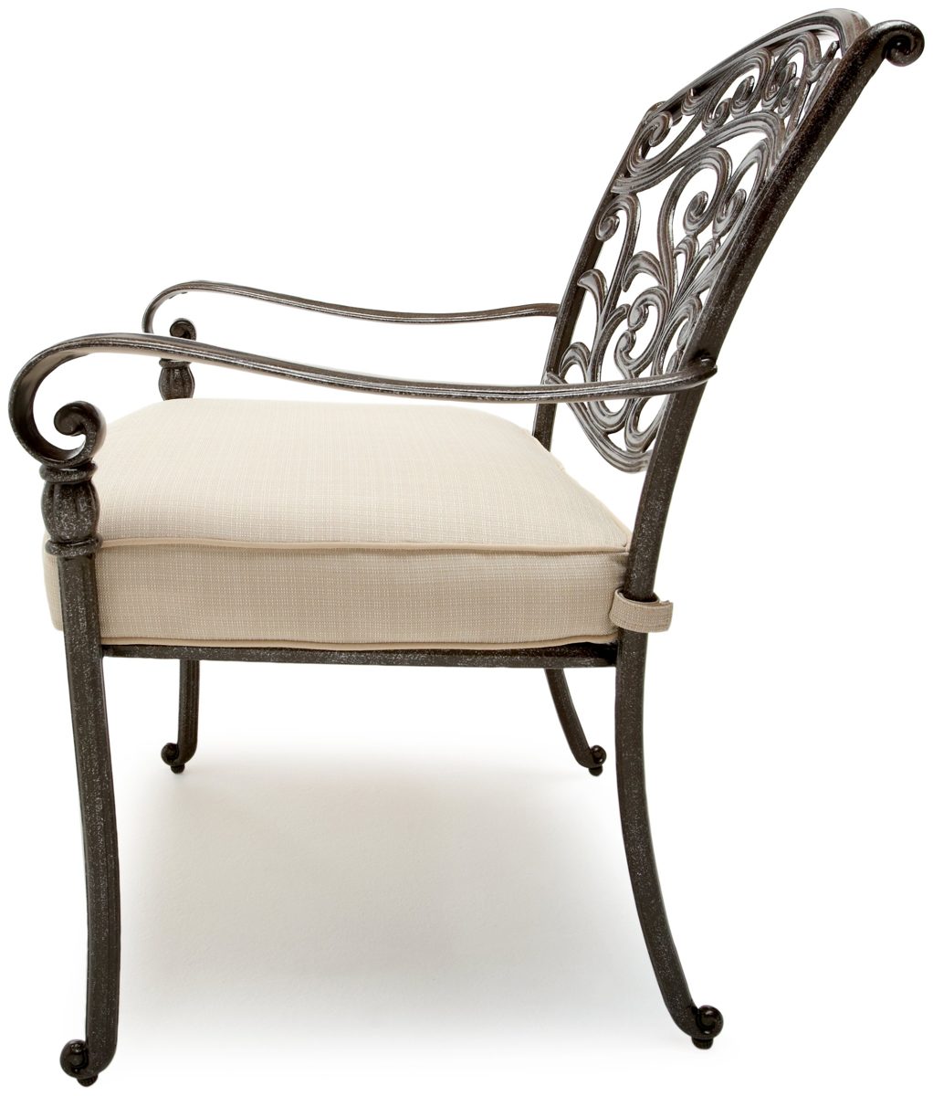 Strathwood Garden Furniture - St. Thomas Cast Aluminum Dining Armchairs Set of 2