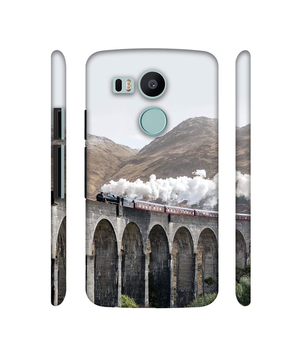 Amazon Brand - Solimo Designer Steam Train 3D Printed Hard Back Case Mobile Cover for LG Nexus 5X